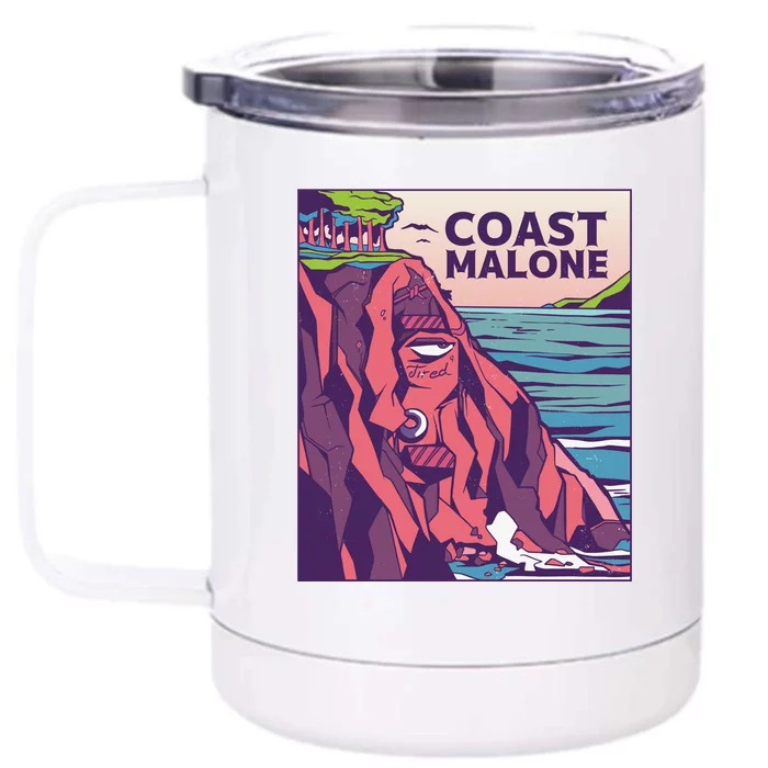 Coast Malone Front & Back 12oz Stainless Steel Tumbler Cup