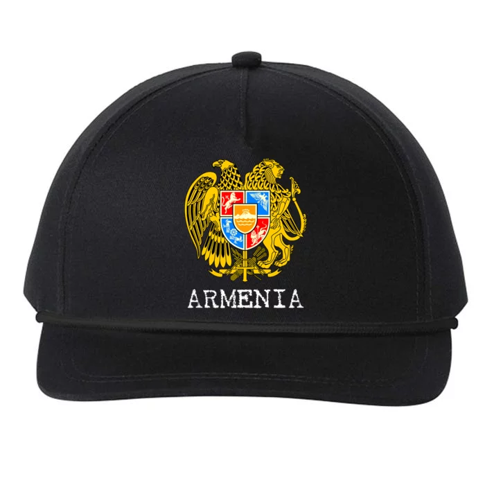 Coat of Arms of Armenia Snapback Five-Panel Rope Hat