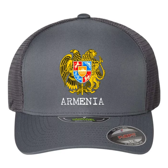 Coat of Arms of Armenia Flexfit Unipanel Trucker Cap