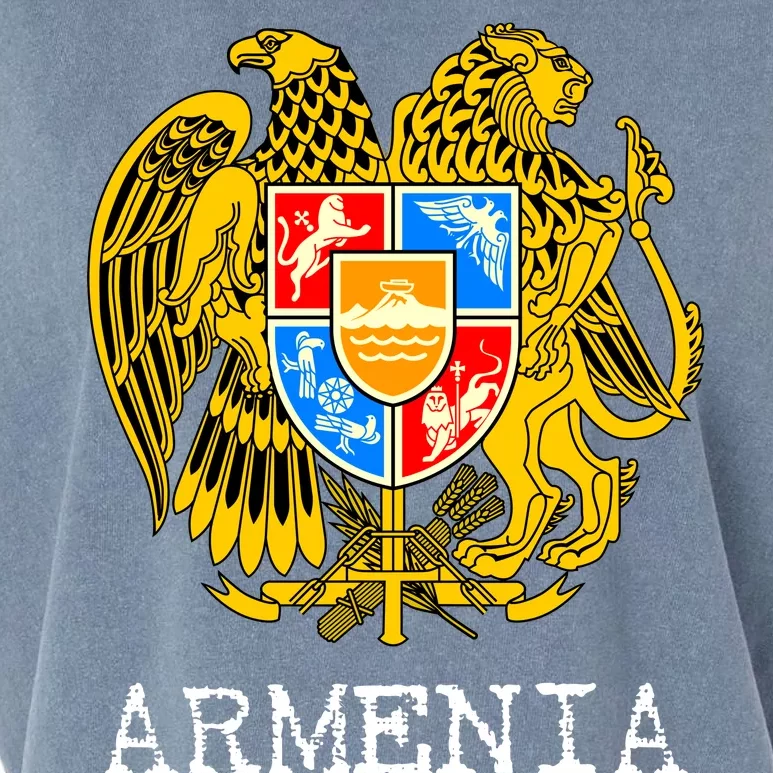 Coat of Arms of Armenia Garment-Dyed Women's Muscle Tee