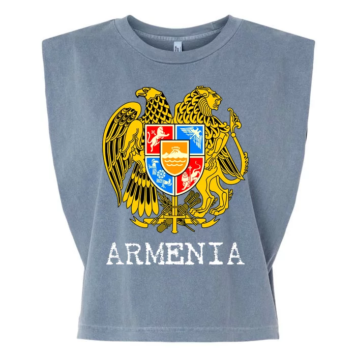 Coat of Arms of Armenia Garment-Dyed Women's Muscle Tee