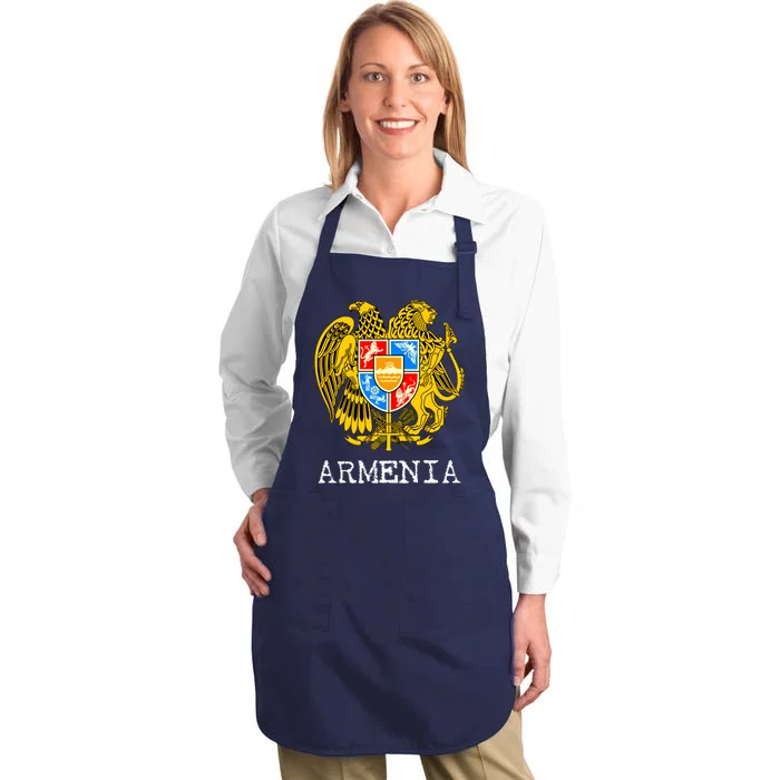 Coat of Arms of Armenia Full-Length Apron With Pocket