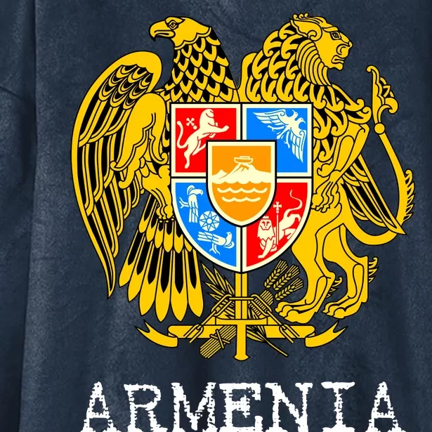 Coat of Arms of Armenia Hooded Wearable Blanket