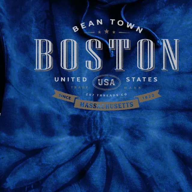 City Of Boston Tie Dye Hoodie