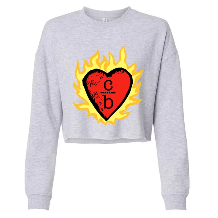 Clothes Over Bros Heart Logo Cropped Pullover Crew