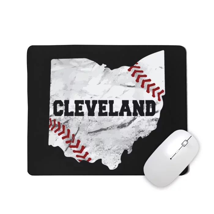 Cleveland Ohio Baseball Sport Baseball Mousepad