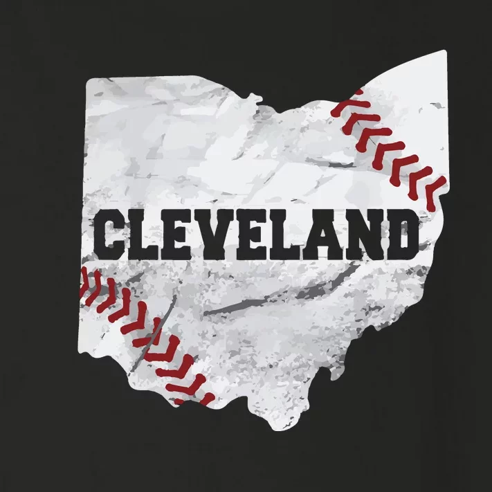 Cleveland Ohio Baseball Sport Baseball Toddler Long Sleeve Shirt