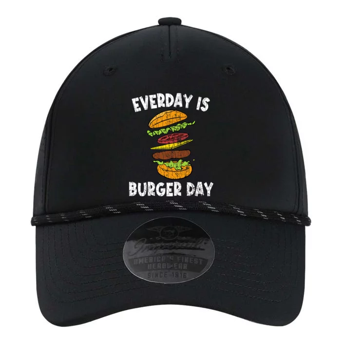 Cheese On Burger Day Fun Hamburger Lover Graphic Cool Gift Performance The Dyno Cap