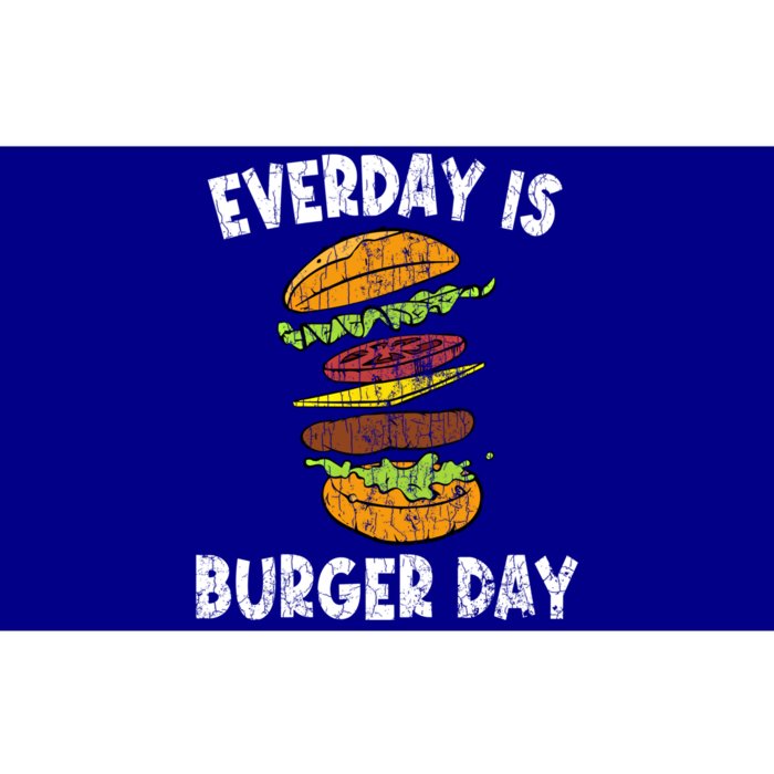 Cheese On Burger Day Fun Hamburger Lover Graphic Cool Gift Bumper Sticker