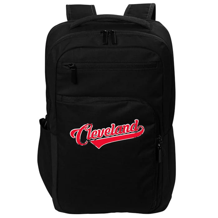 Cleveland Ohio Baseball Impact Tech Backpack