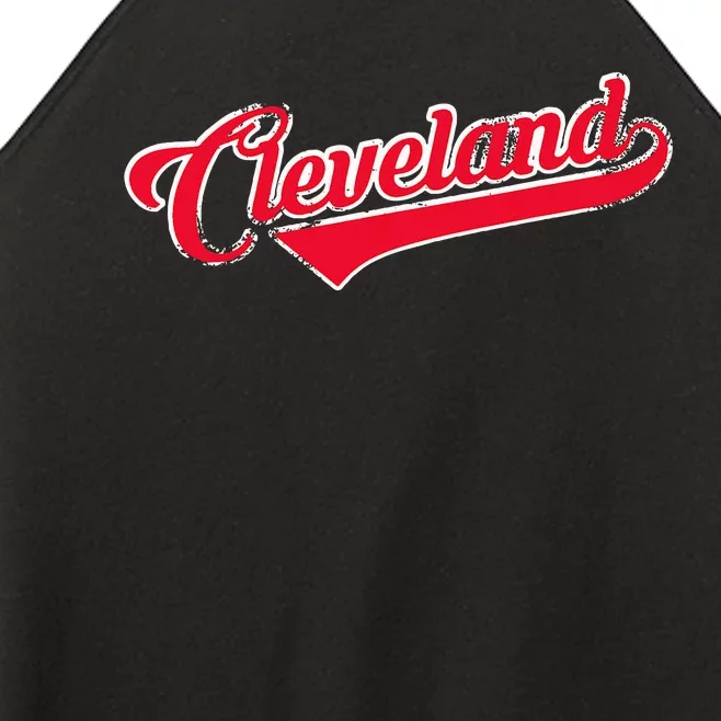 Cleveland Ohio Baseball Women’s Perfect Tri Rocker Tank