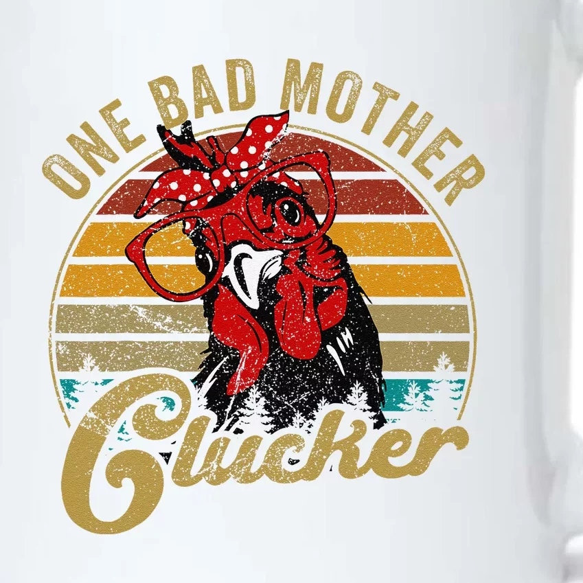 Chickenshirt One Bad Mother Clucker Funny Mom Day Hen Women Black Color Changing Mug