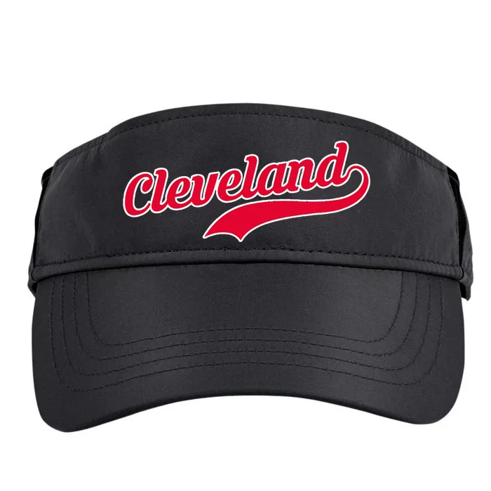 Cleveland Ohio Baseball Adult Drive Performance Visor