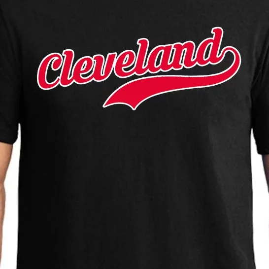 Cleveland Ohio Baseball Pajama Set