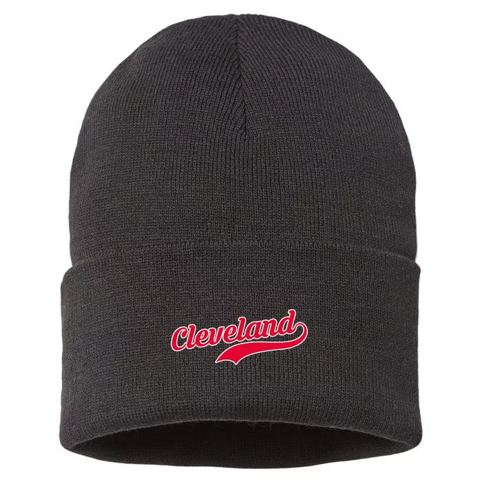 Cleveland Ohio Baseball Sustainable Knit Beanie