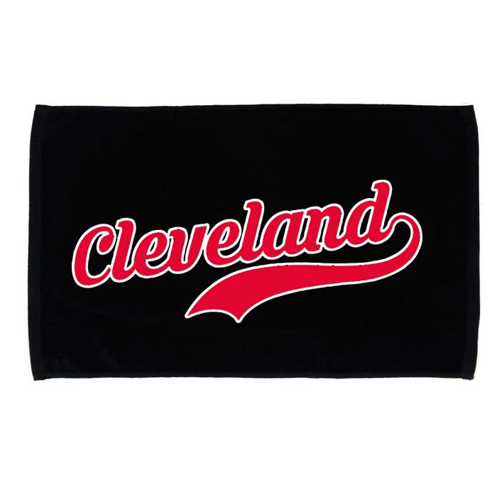 Cleveland Ohio Baseball Microfiber Hand Towel