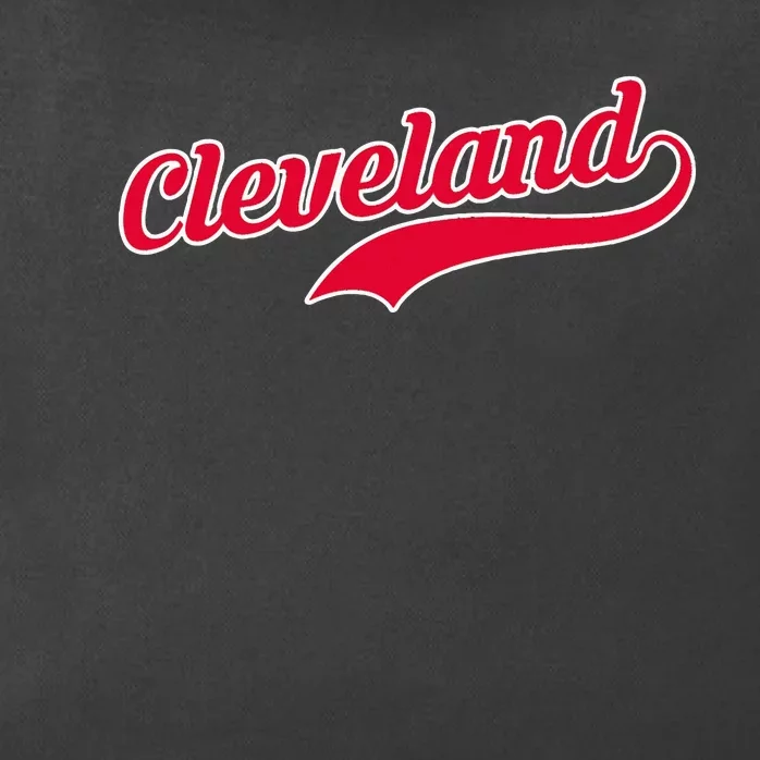 Cleveland Ohio Baseball Zip Tote Bag