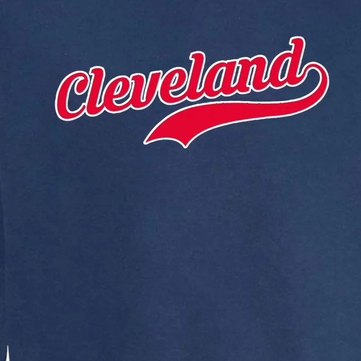 Cleveland Ohio Baseball Garment-Dyed Sweatshirt