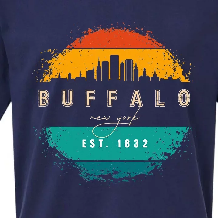 City Of Buffalo New York Sueded Cloud Jersey T-Shirt