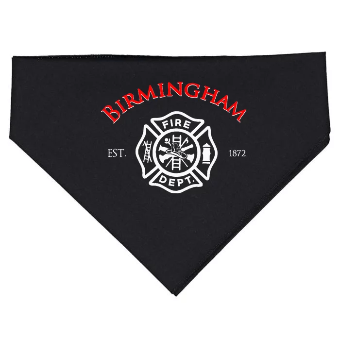 City Of Birmingham Fire Rescue Alabama Firefighter USA-Made Doggie Bandana