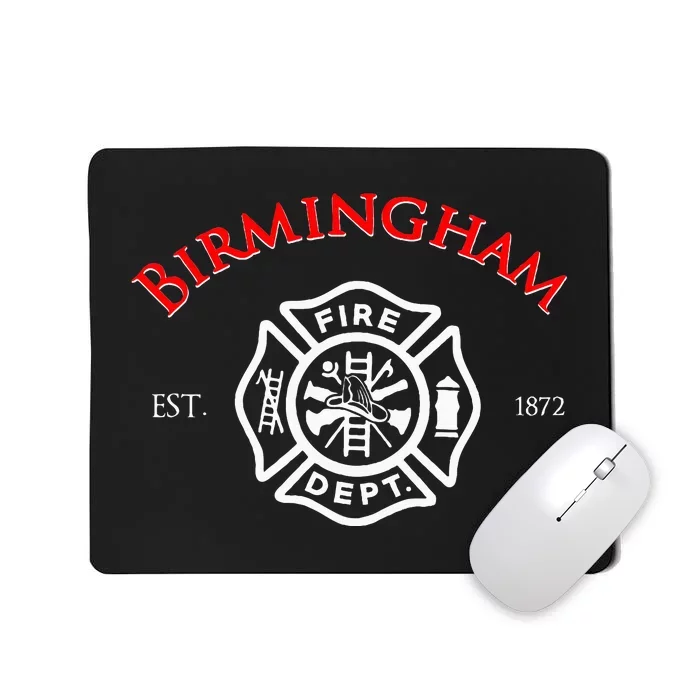 City Of Birmingham Fire Rescue Alabama Firefighter Mousepad