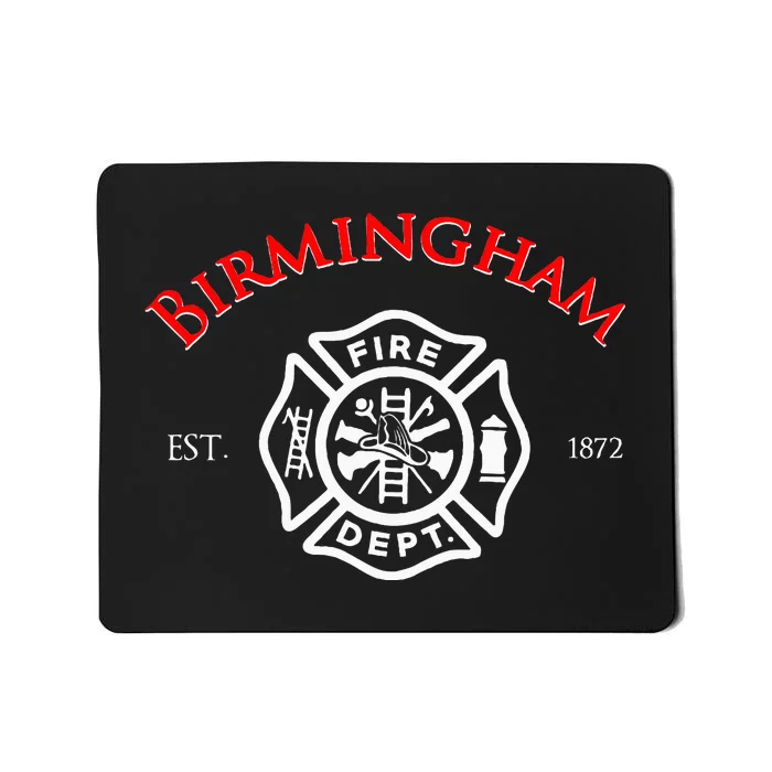 City Of Birmingham Fire Rescue Alabama Firefighter Mousepad