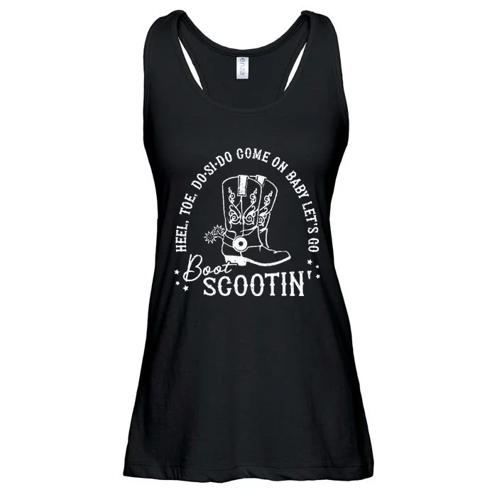 Come On Baby LetS Go Boot Scootin Boogie Ladies Essential Flowy Tank