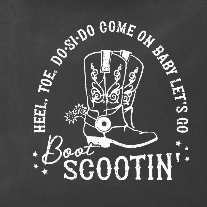 Come On Baby LetS Go Boot Scootin Boogie Zip Tote Bag