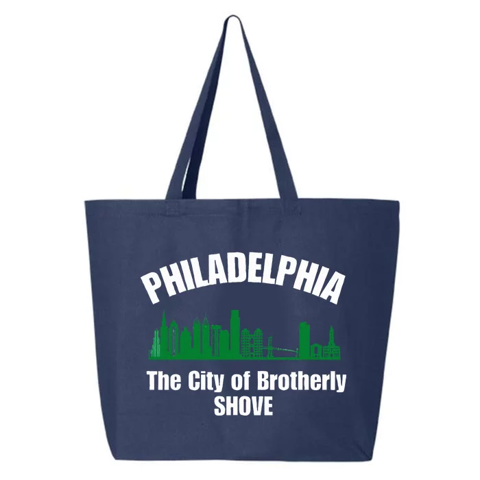 City of Brotherly Shove Philadelphia Funny 25L Jumbo Tote