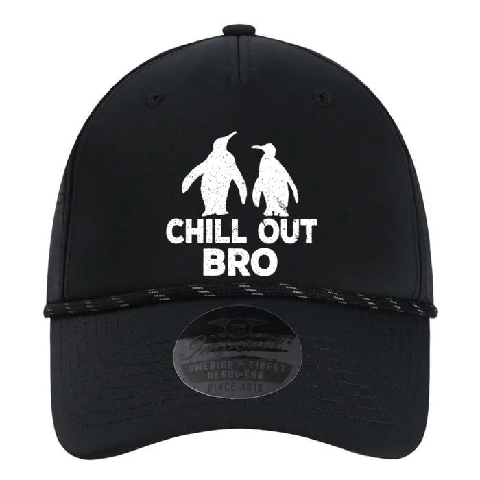 Chill Out Bro Penguin Gift Funny Animal Xmas Cool Penguin Pj Funny Gift Performance The Dyno Cap