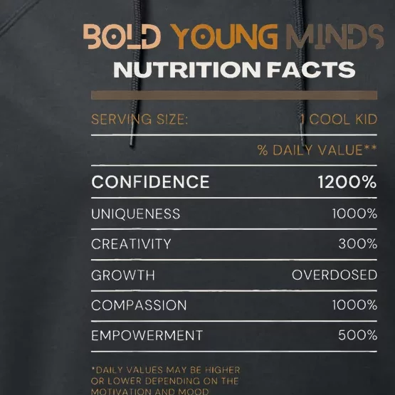 Confidence Overdose Bold Young Minds Nutritional Performance Fleece Hoodie