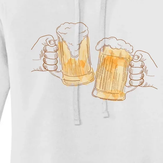 Cheers Oktoberfest Beer Hands Women's Pullover Hoodie