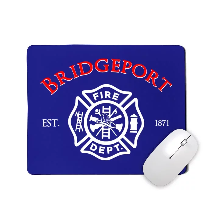 City Of Bridgeport Fire Rescue Connecticut Fire Uniform Great Gift Mousepad