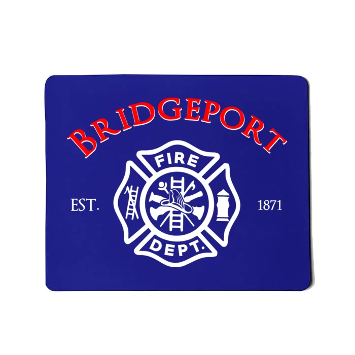 City Of Bridgeport Fire Rescue Connecticut Fire Uniform Great Gift Mousepad