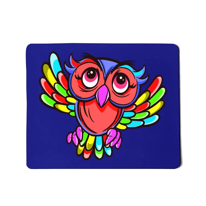 Colorful Owl Bird Lgbtq Great Gift Mousepad