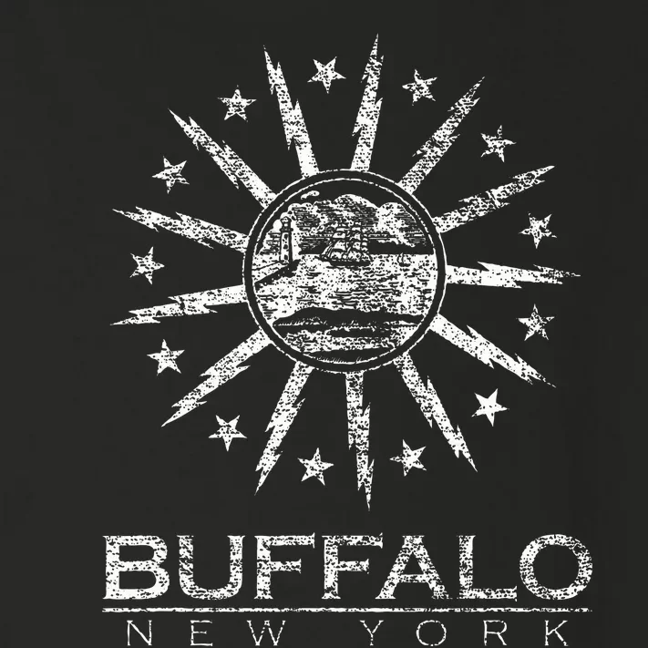 City Of Buffalo New York Flag Toddler Long Sleeve Shirt