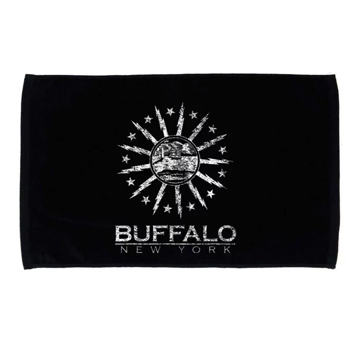 City Of Buffalo New York Flag Microfiber Hand Towel