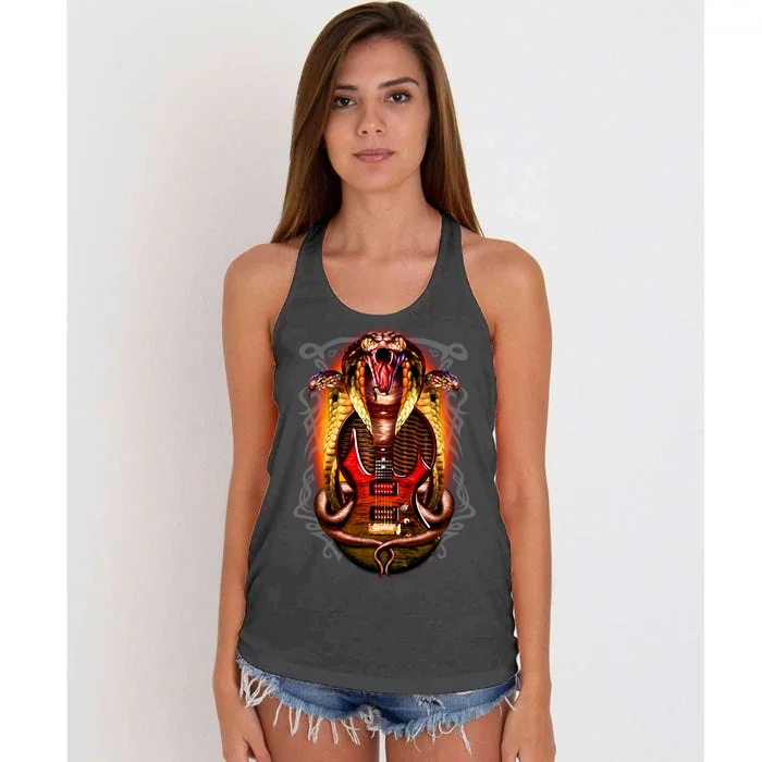 Cobra Guitar Women's Knotted Racerback Tank