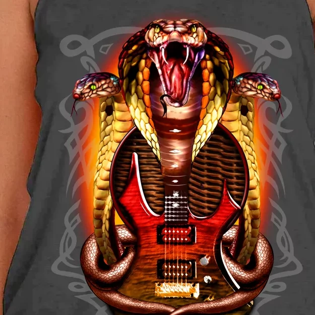 Cobra Guitar Women's Knotted Racerback Tank