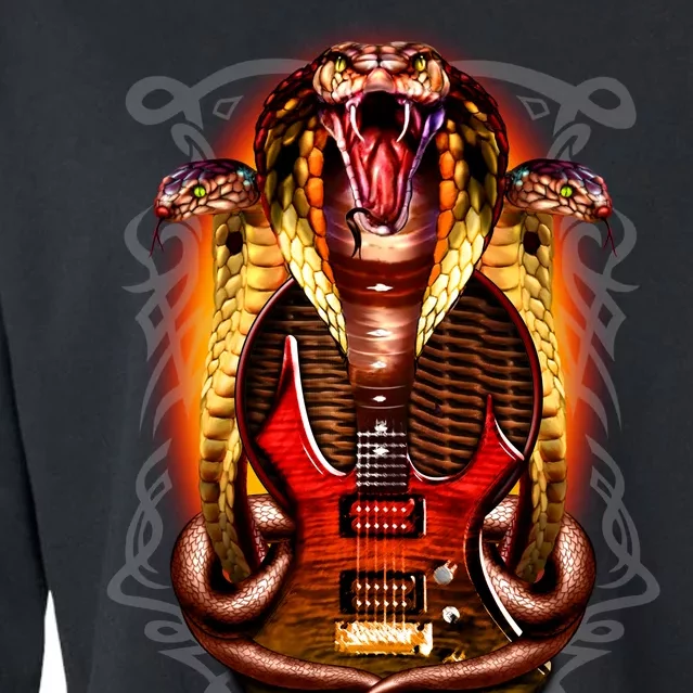 Cobra Guitar Cropped Pullover Crew