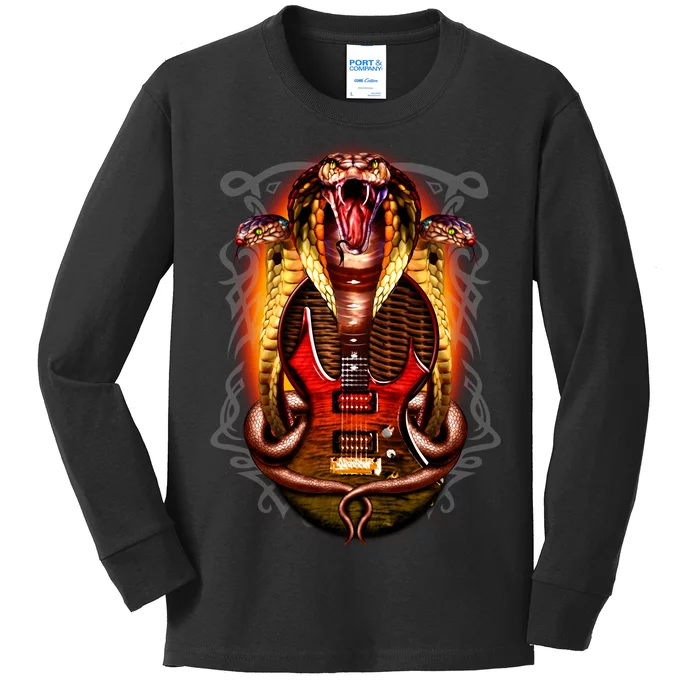 Cobra Guitar Kids Long Sleeve Shirt