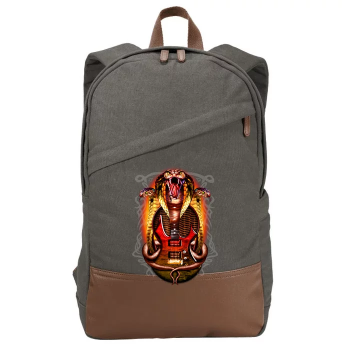 Cobra Guitar Cotton Canvas Backpack