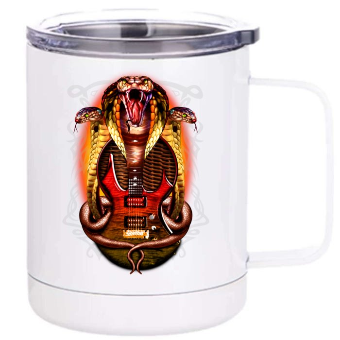 Cobra Guitar Front & Back 12oz Stainless Steel Tumbler Cup