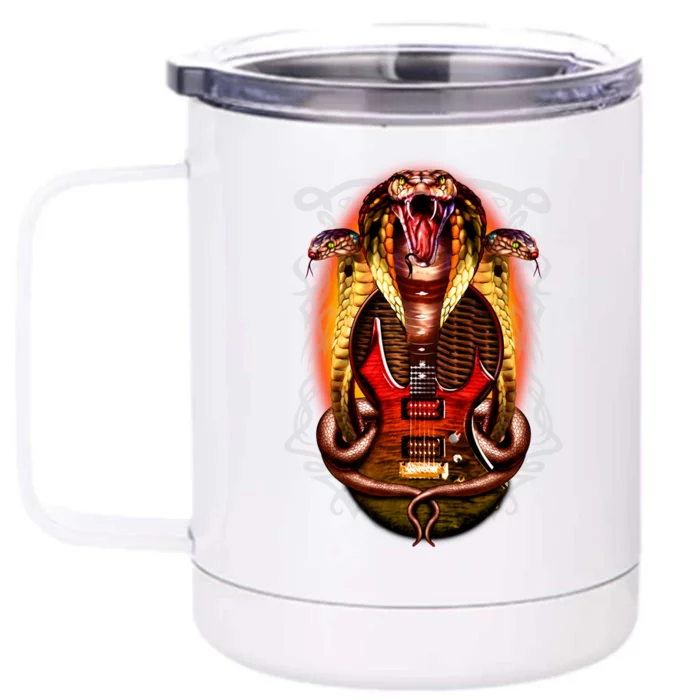 Cobra Guitar Front & Back 12oz Stainless Steel Tumbler Cup