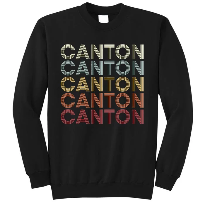 Canton Ohio Canton OH Retro Vintage Text Sweatshirt