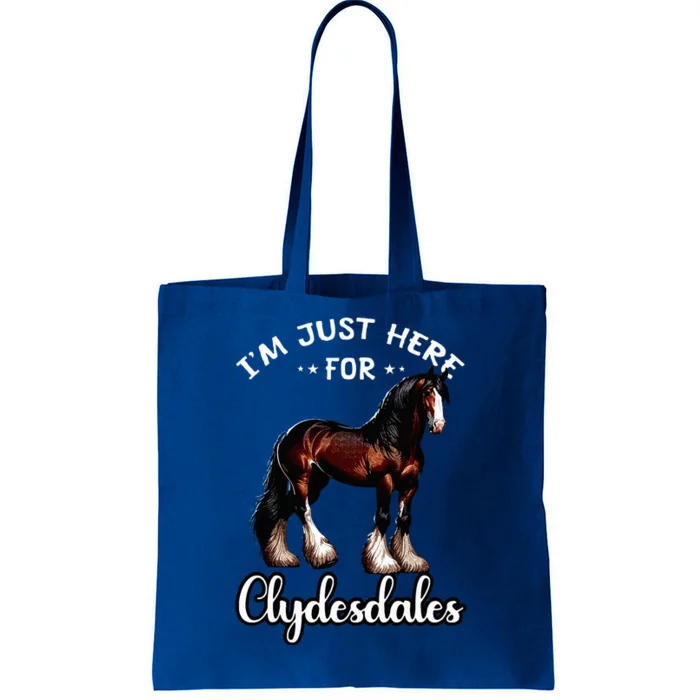 Clydesdale Owner Clydesdale Horse Toy Clydesdale Lover Tote Bag