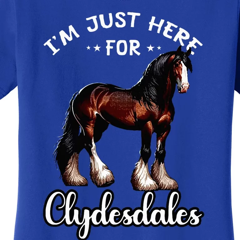 Clydesdale Owner Clydesdale Horse Toy Clydesdale Lover Women's T-Shirt