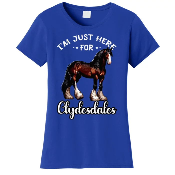 Clydesdale Owner Clydesdale Horse Toy Clydesdale Lover Women's T-Shirt