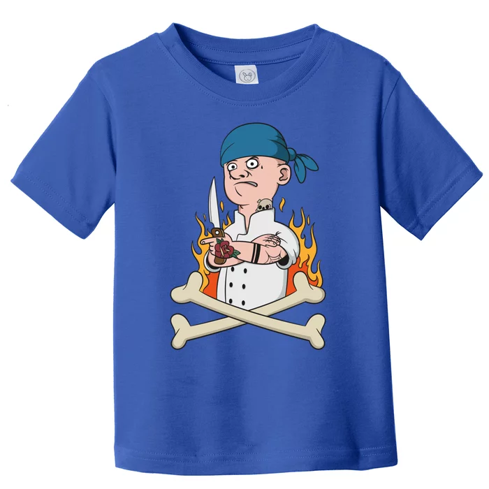 Chef Outfit Culinary Gangster Cool Gift Toddler T-Shirt