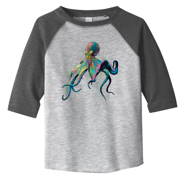 Colorful Octopus Toddler Fine Jersey T-Shirt